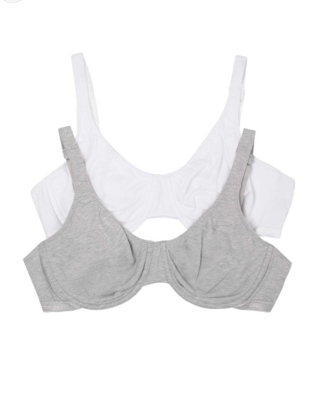 Fruit of the Loom beyondsoft smooth underwire 2-pack bras 38C
